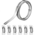 thumbnail image 1 of 304 Stainless Steel Adjustable Hose Clamps, DIY Worm Gear Duct Clamp Set, for Radiator/Automotive & Mechanical Plumbing, 1 of 5