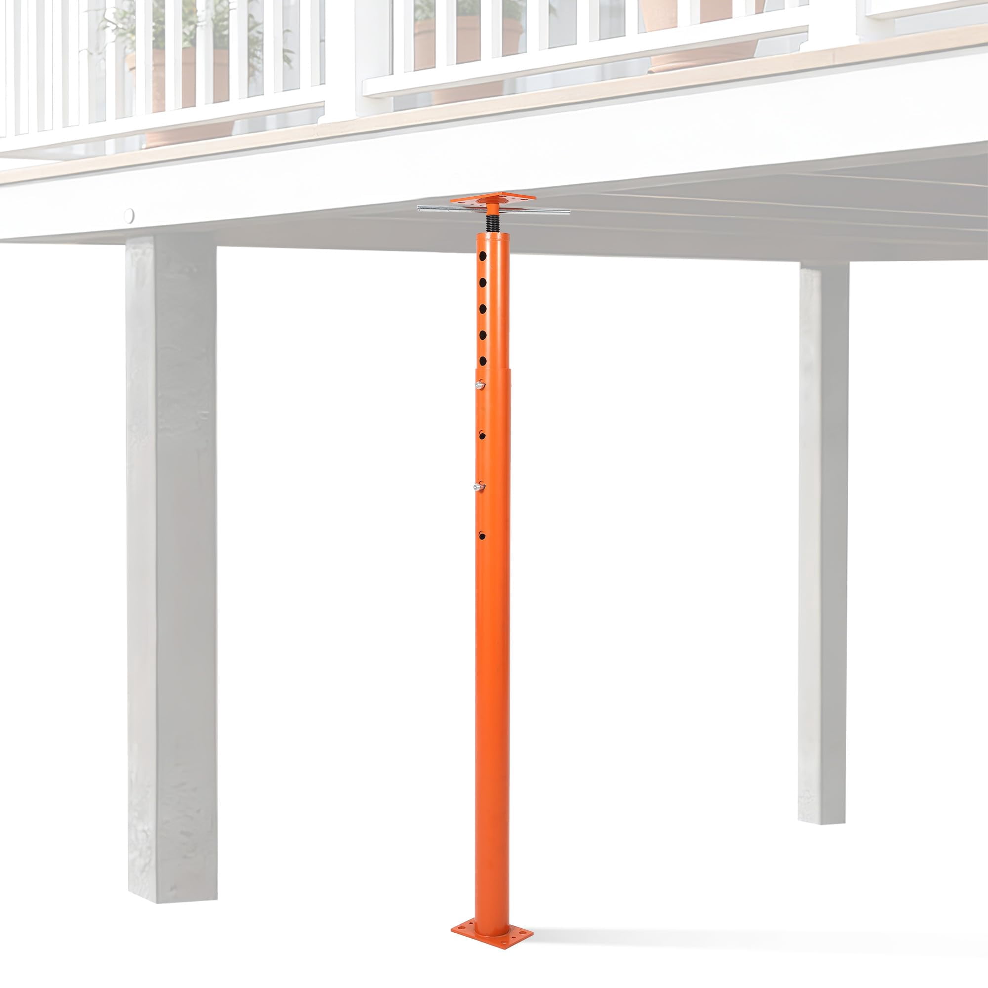 Support Colomn Adjustable House Floor Jack - Heavy-Duty Joist Beam Support, 18,000 lbs ...