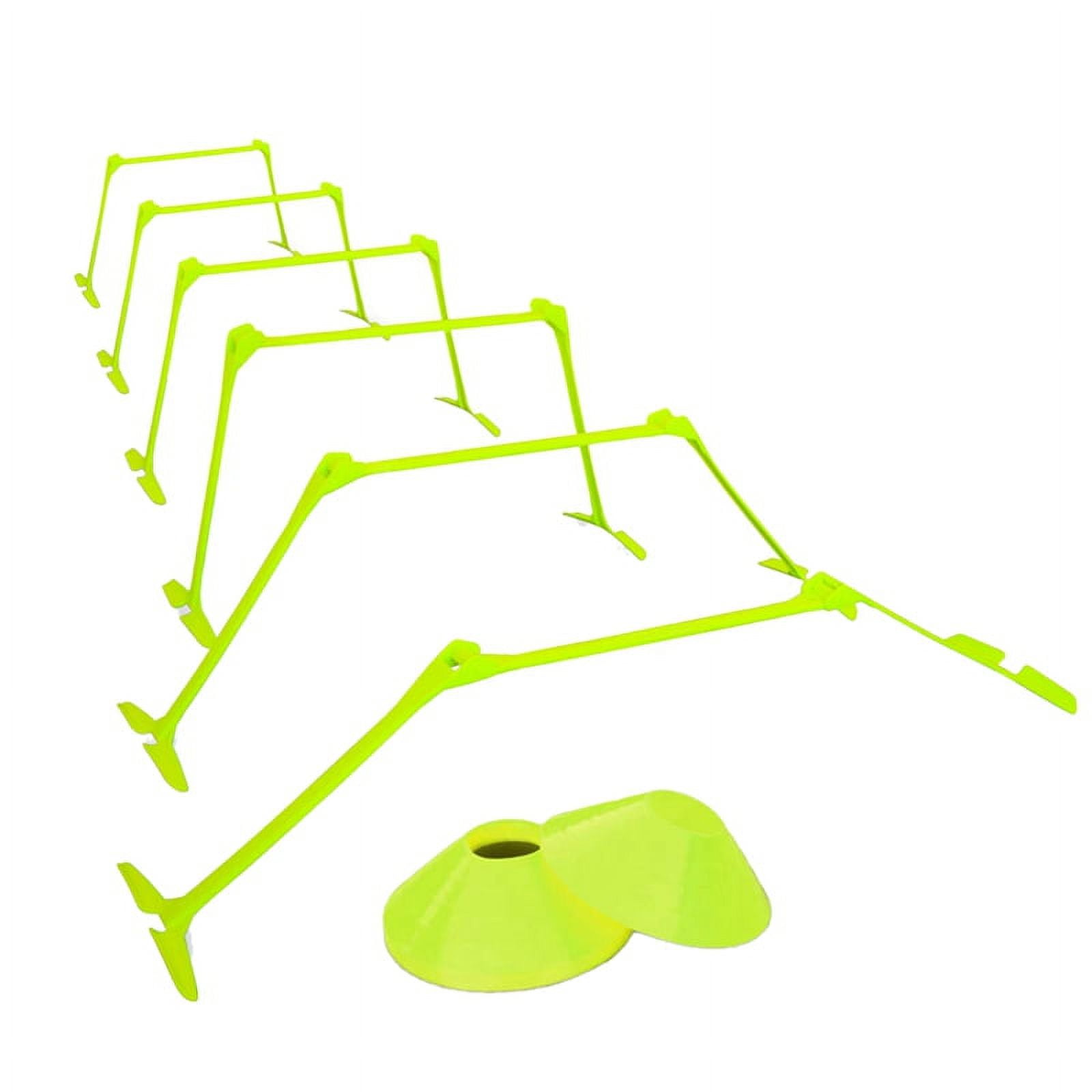 Adjustable Hurdles and Cone Set Agility Hurdles Disc Cones for Soccer