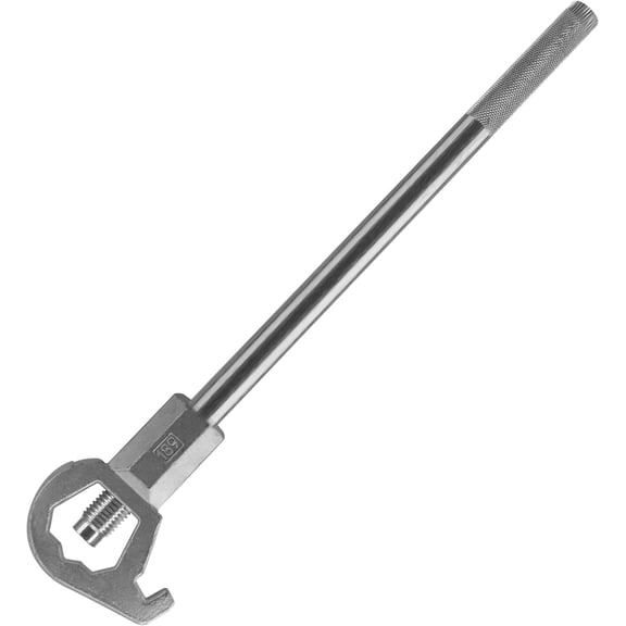 Adjustable Hydrant Wrench,Heavy Duty Fire Hydrant Wrench Tool for Loosening Caps and Opening Valves, Fits 1-1/2" to 6" Bolt Head Sizes