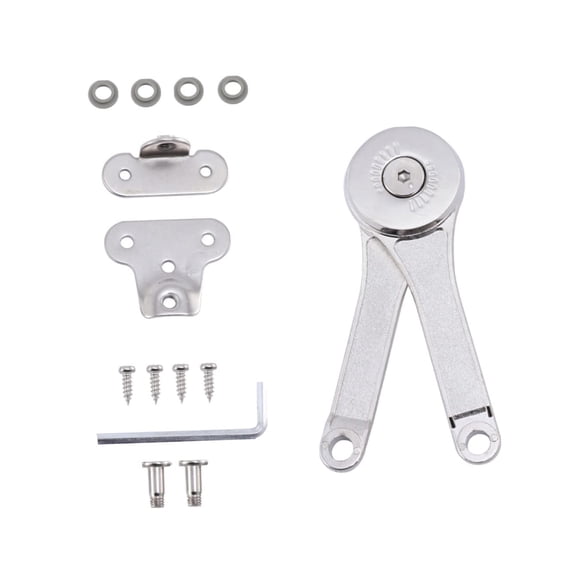 Adjustable Hydraulic Rod Spring Hinges Wardrobe Door Lift Hardware Flipping Mechanism