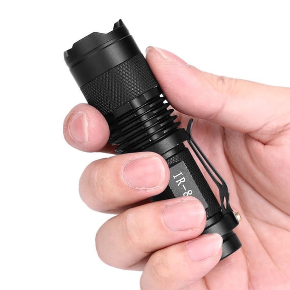 Adjustable IR Flashlight 5W 850nm Infrared Torch for Night Vision Use Aluminum Body