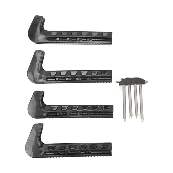 Adjustable Ice Skate Guards, Secure Fit For Hockey  Figure Skating, Lightweight  Protective Set