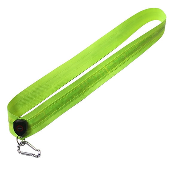 Adjustable Illuminated Shoulder Bands, USB Powered Lights with Reflective Strips for Hiking, Concerts, Travel