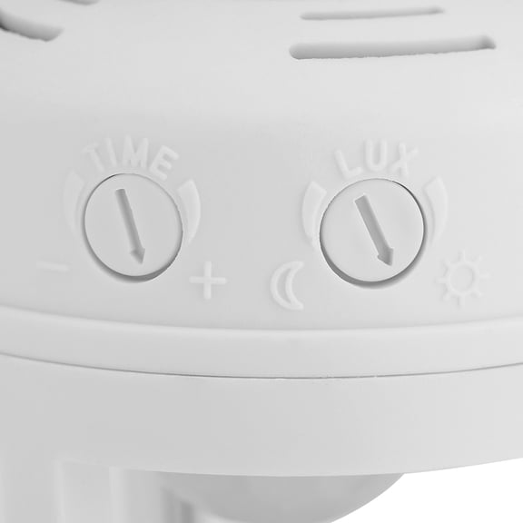 Adjustable Infrared Motion Sensor Light Switch E27 LED Lamp Bulb Holder Socket Adapter, 360 Degree PIR Motion Detection Radar Screw Base Converter (2.17 x 4.72 inches / 5.5 x 12 cm), White