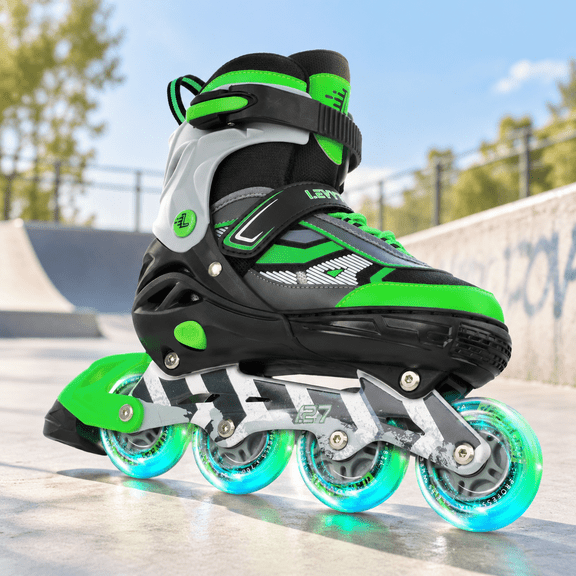 Adjustable Inline Skates For And Adults Outdoor Beginner Roller With All Light Up Wheels Men Women