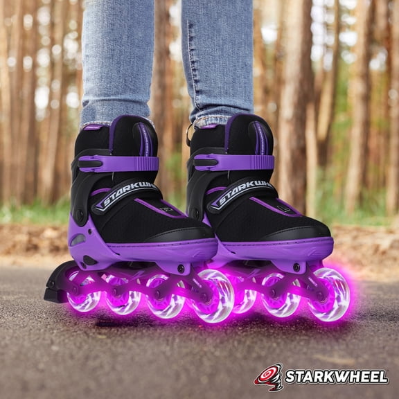 Adjustable Inline Skates for Kids Adults and Teens - Full Light Up