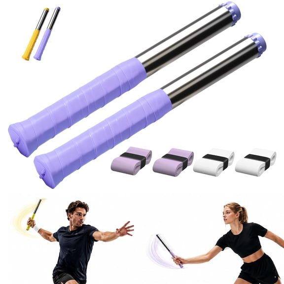 Adjustable Intensity Badminton Swing Trainer, 11.8" Swing Trainer Sound Feedback for Smash Technique for Wrist Arm Strength Training Fitness Professional Players