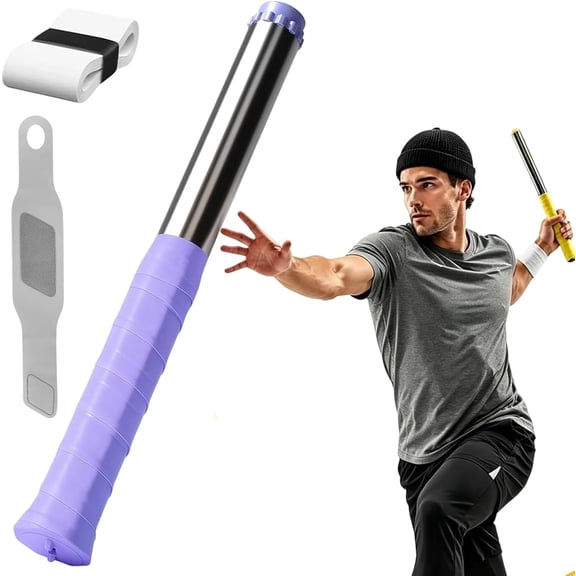 Adjustable Intensity Badminton Swing Trainer, Badminton Trainer with Sound Feedback for Smash Technique for Wrist Arm Strength Training Fitness Professional Players