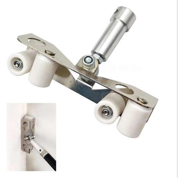 Adjustable Internal Corner Roller Tool for Drywall with Dual Rolling Mechanism to and Smooth Corner Finishing