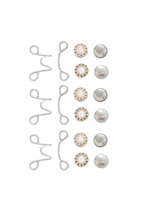 Adjustable Jeans Button Flower Waist Buckles, Jeans Button