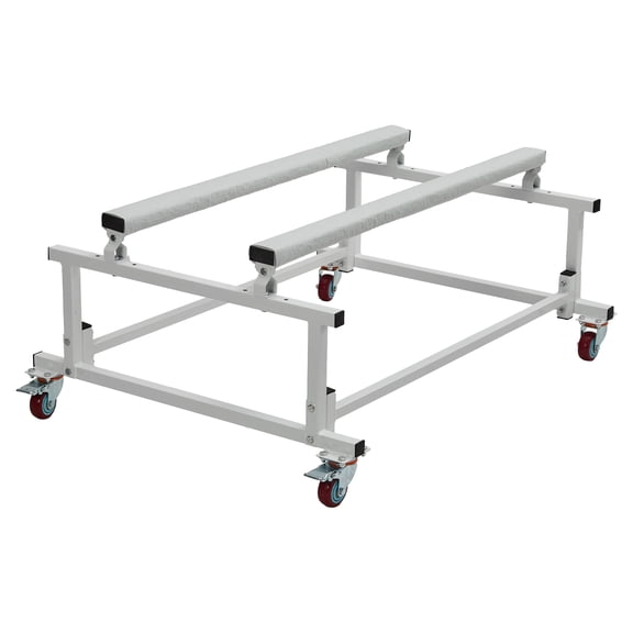 Adjustable Jet Ski Stand PWC Dolly lbs Capacity Storage Trailer Cart Locking Design 1000lb White