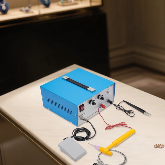 Adjustable Jewelry Platinum Gold Welding Machine 80A Electric Spot Welder