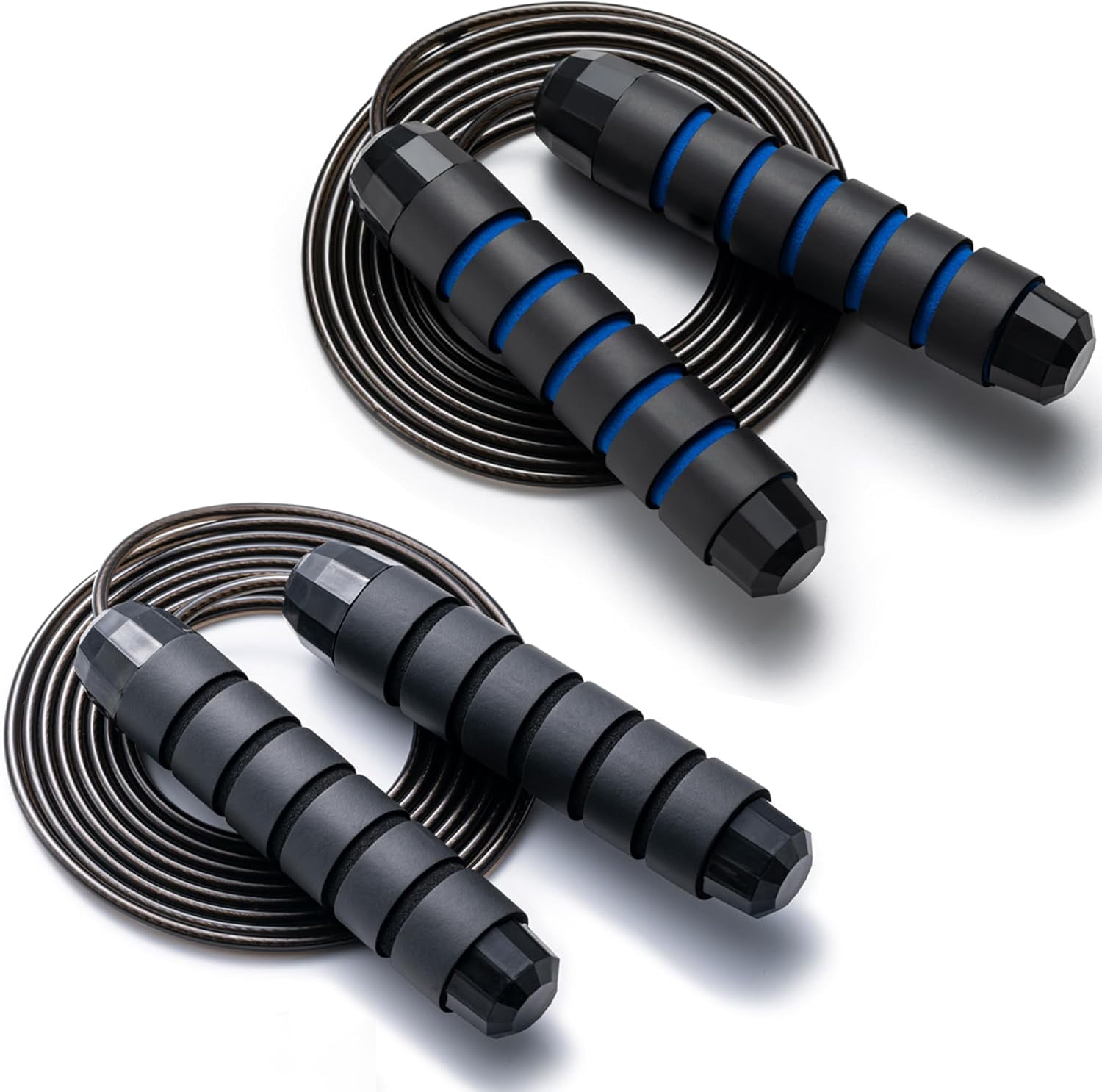 Adjustable Jump Rope with Ball Bearings, Tangle-Free Speed Rope for Cardio Fitness, Home Gym School Workout