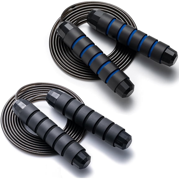 Adjustable Jump Rope with Ball Bearings, Tangle-Free Speed Rope for Cardio Fitness, Home Gym School Workout