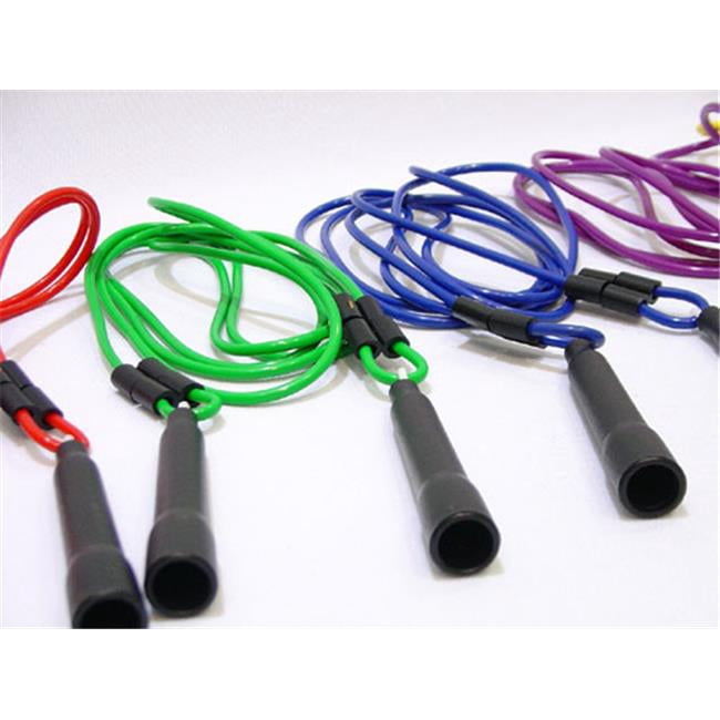 Adjustable Jump Ropes - Multi-Color Set - Pack of 6 - Durable Design
