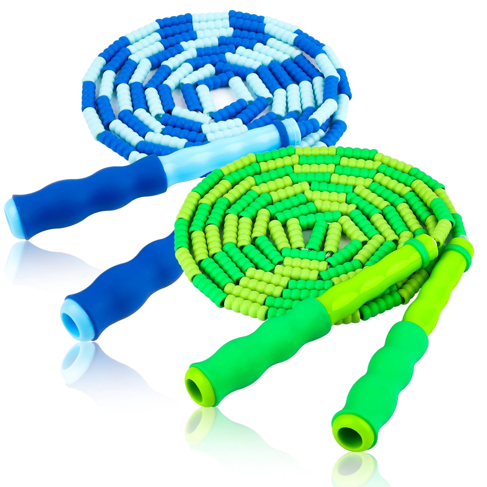 Adjustable Jump Ropes Segmented Soft Beaded Skipping Rope