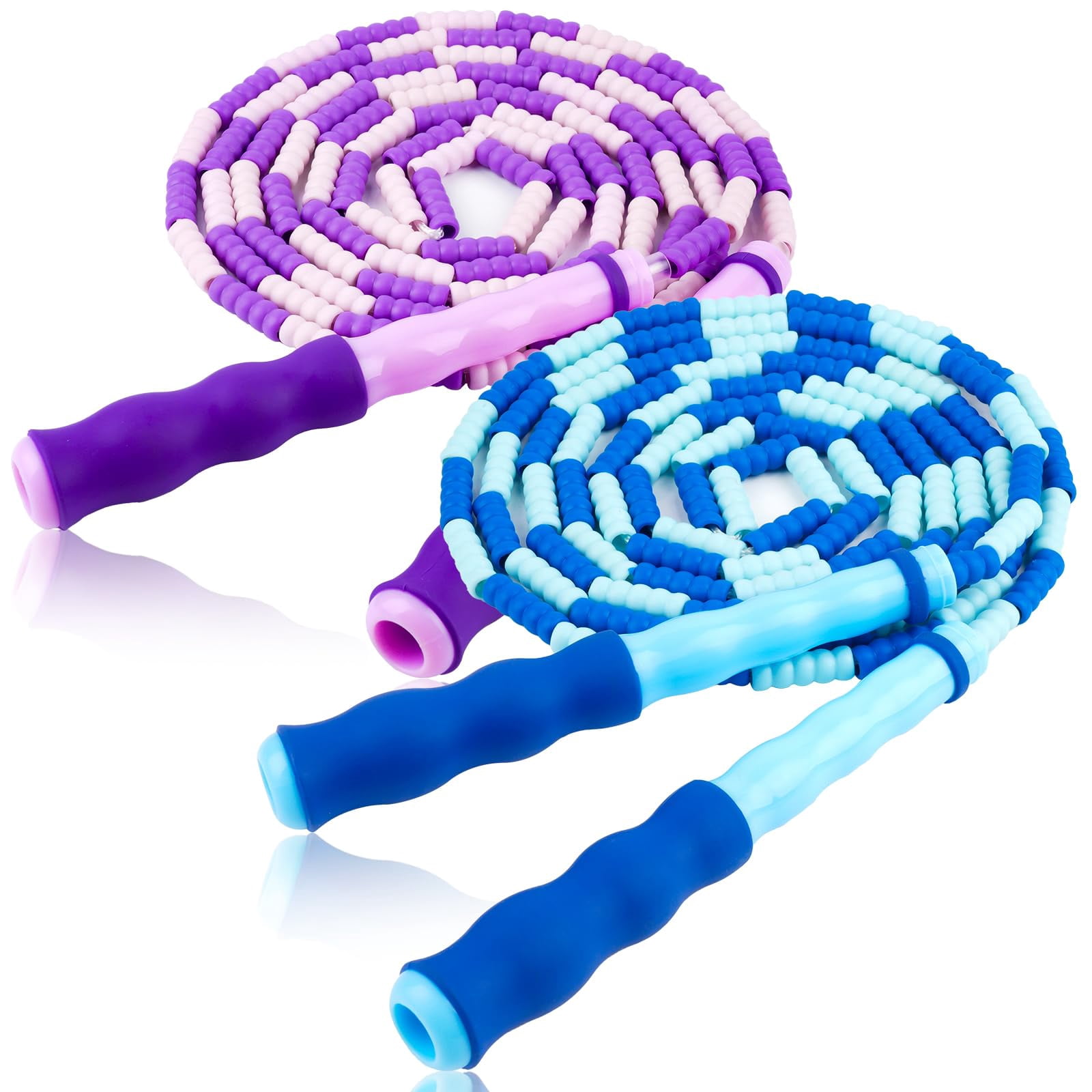 Adjustable Jump Ropes Segmented Soft Beaded Skipping Rope
