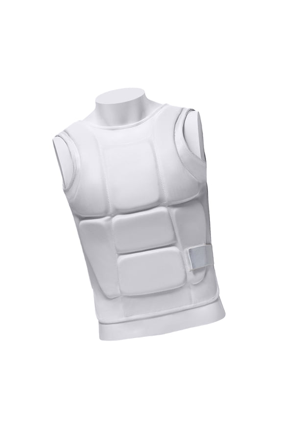 Adjustable Karate Protective Vests Cushioned Chest Guard Breathable Karate Abdomen Protectors Suitable for Sports