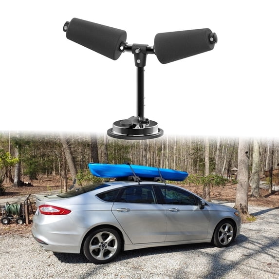 Adjustable Kayak Boat Canoe Roller Loader Lift Assist w Suction Cup For Car SUV