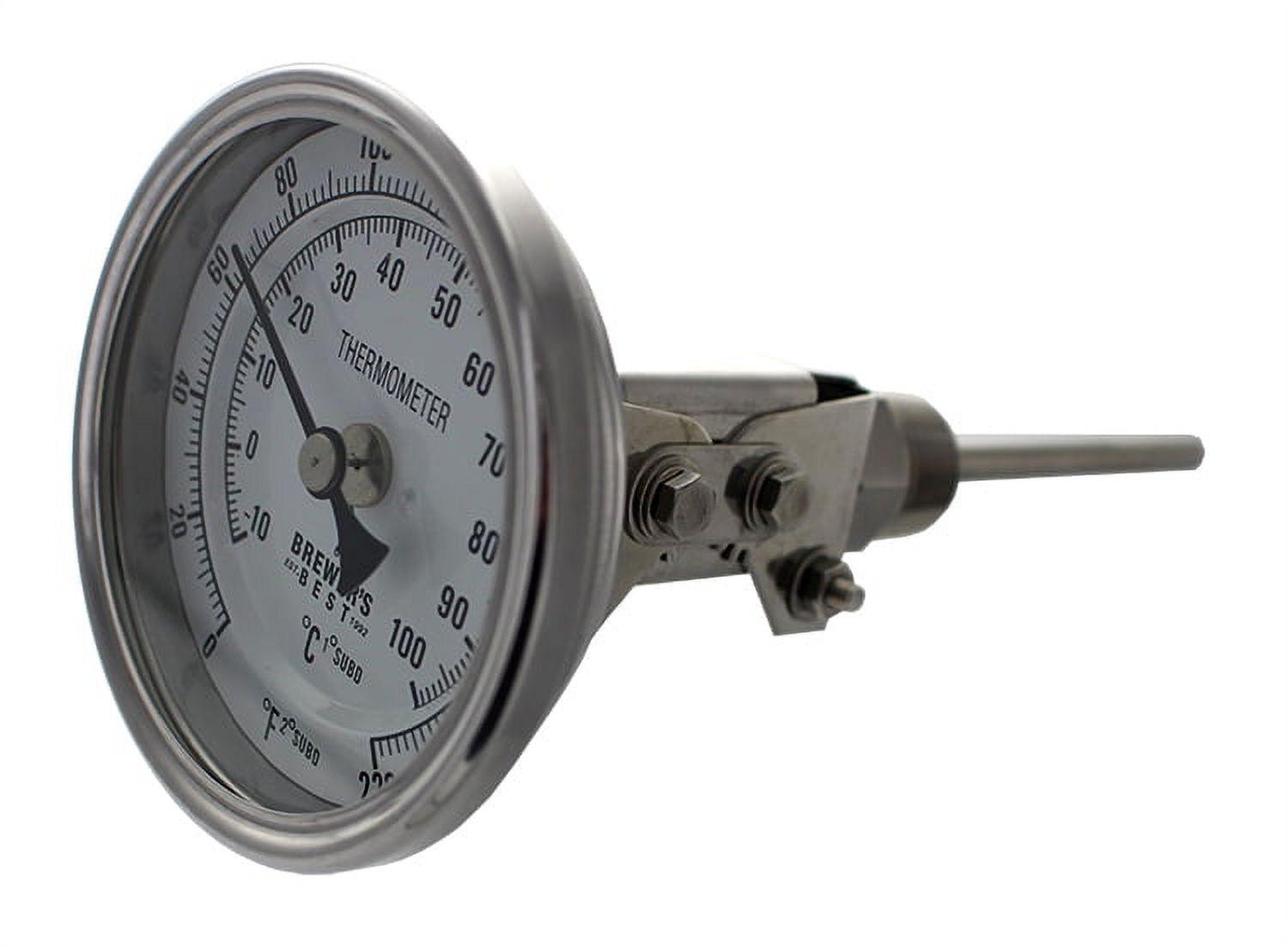 Brewer's Best Kettle Thermometer 3 Dial and 4 Probe