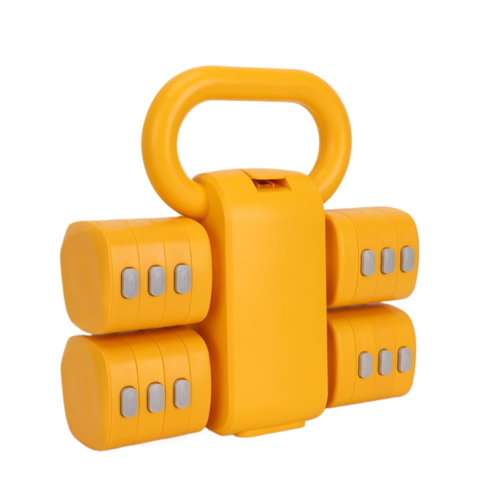 Adjustable Kettlebell Dumbbell Set,TTOOGO 2-in-1 Free Weight Training Equipment 1–5kg, Multi-Function Home Fitness Strength Training Weight Set with Detachable Plates for Men Women