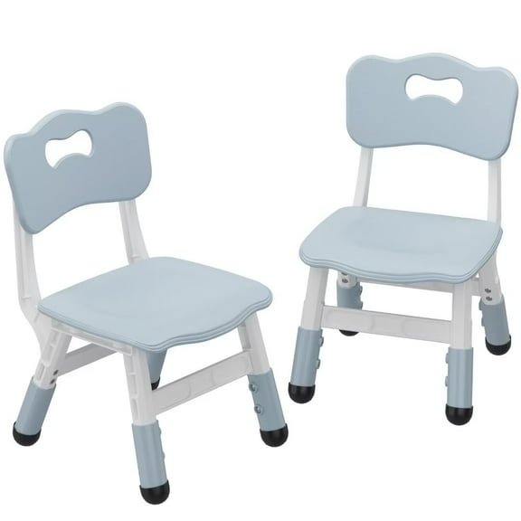 Adjustable Kid Chair (2pcs) Indoor 3 Level Adjustable Suitable for Children Age 2-8, Home Classroom Kindergarten and Children's Venues Child Seat Set