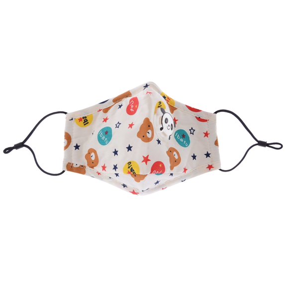 Adjustable Kids Reusable Washable Cotton Anti Dust Face Mask Cover With Filter