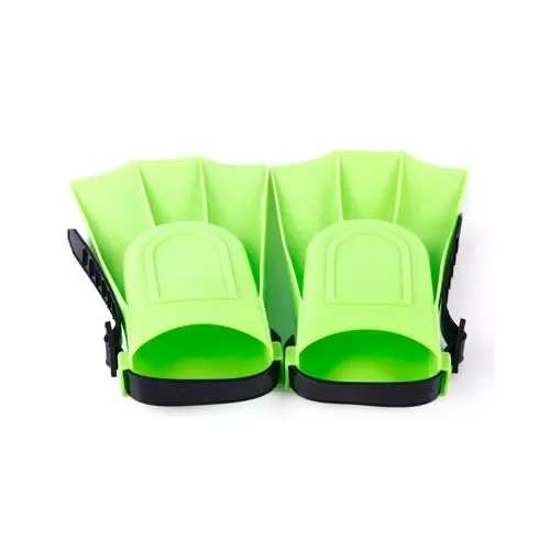 Adjustable Kids Swim Fins, Soft Beginner Snorkeling Flippers for Pool, Beach, and Vacation Training