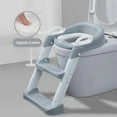 thumbnail image 1 of Portable Baby Toddler Hard Toilet Chair Ladder Kids Adjustable Safety Potty Training Seat, Potty Training Seat, Potty Trainer, 1 of 8