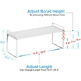 thumbnail image 1 of Adjustable Kitchen Cabinet Shelf Organizers Set of 3, Expandable Countertop Storage Shelves for Kitchen Counter, Stackable Design, Heavy Duty Space Saver, 1 of 8