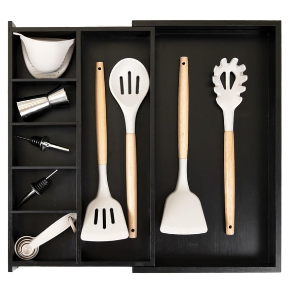 Adjustable Kitchen Drawer Organizer For Utensils And Junk Food-safe ...
