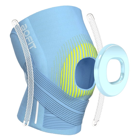 Adjustable Knee Brace for Women and Men with Side Stabilizers & Patella EVA Pads, Open Patella Support for Meniscal Tear, Knee Pain Relief