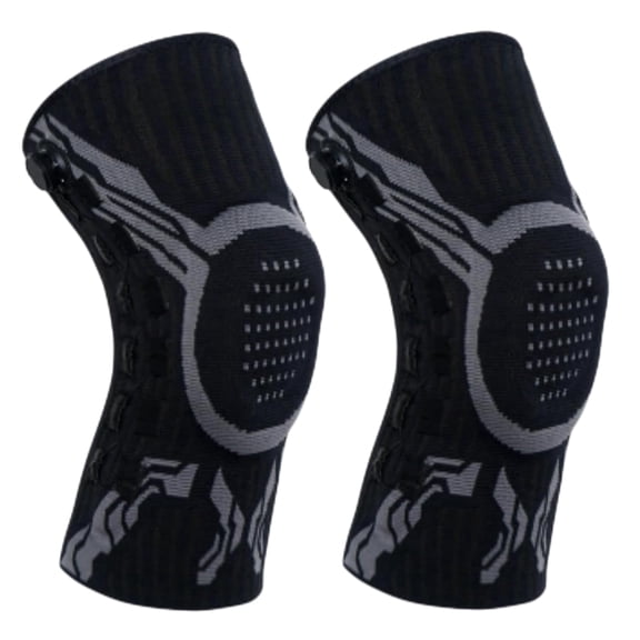 Adjustable Knee Brace with Dial System, Compression Knee Sleeve for Running & Sports