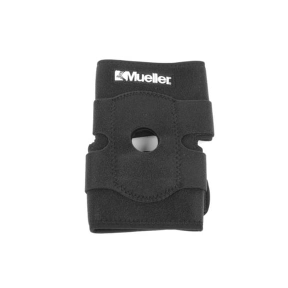 Adjustable Knee Support, Open Patella, Black, OSFM