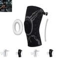 thumbnail image 1 of Adjustable Knitted Knee Support with Spring Stabilizers, Breathable Knee Brace with Dial Lock System for Gym Sports Joint Protection, 1 of 4