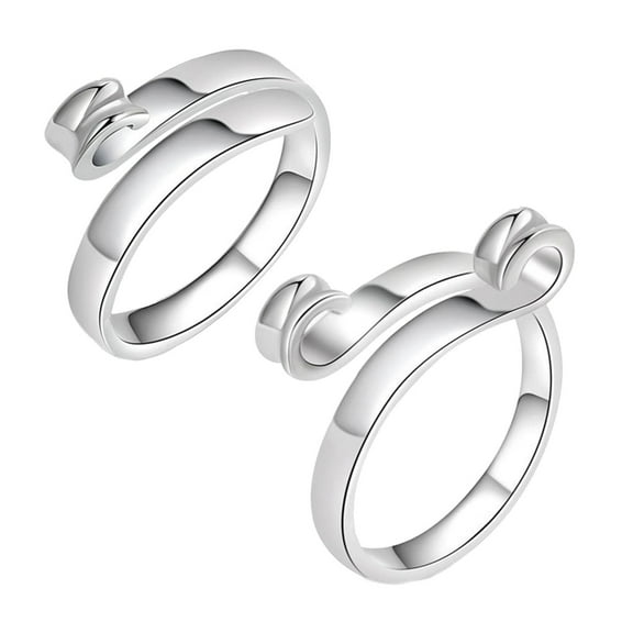 Adjustable Knitting Crochet Loop Rings Unique Knitting Thimble Rings Easy to Use