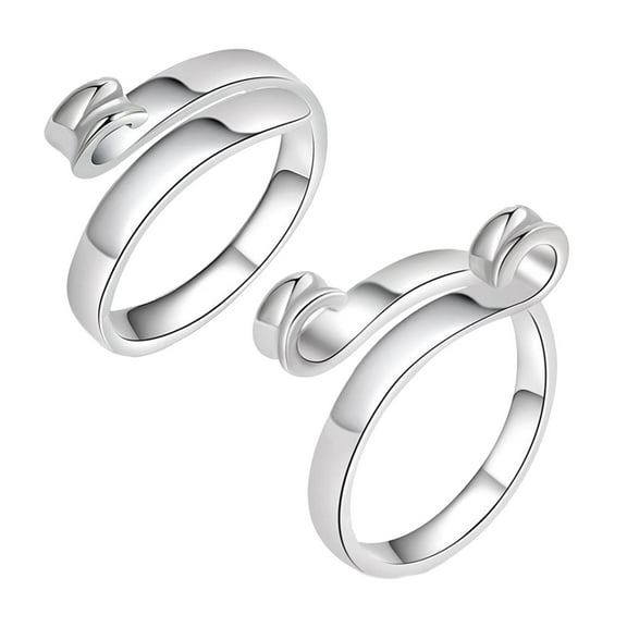 Adjustable Knitting Crochet Loop Rings Yarn Guide Finger Holder Unique Sewing Tools Knitting Thimble for Crocheters
