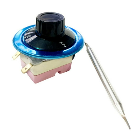 Adjustable Knob Thermostat With Capillary Tube For Electric Griddles Fryers