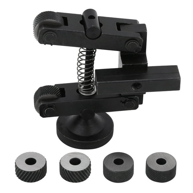Adjustable Knurling Tool Holder with Wheel 1 Piece Linear Knurler for