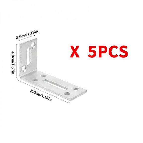 Adjustable L-angle bracket, adjustable Angle code, bookshelf slot board, 90 degree slotted Angle bracket, wall iron work