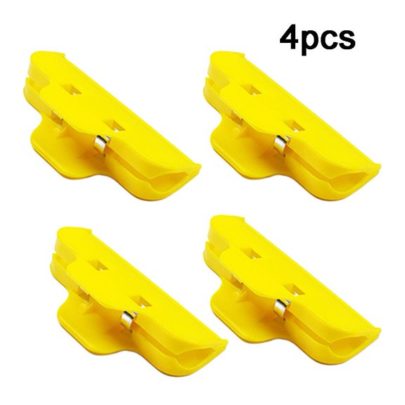 Adjustable LCD Screen Repair Tools Kit 4PCS Plastic Clamps for Phones and Tablets (Yellow)