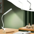 thumbnail image 1 of Adjustable LED Book Light - 32 LED Reading Lamp with 180° Flexible Gooseneck, 3 Color Modes (Amber/Soft/Natural), Clip-On Desk Light for Bed, Office & Study, Rechargeable & Portable, 1 of 7