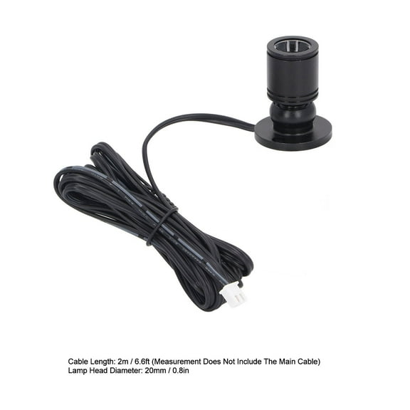 Adjustable LED Spotlights With Display, USB Powered, Dimmable, 6.6ft Cable, 4 Pack