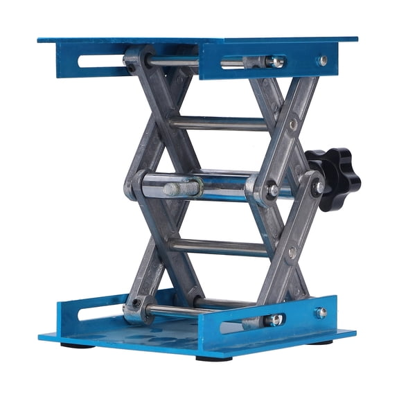 Adjustable Lab Jack Platform, 4x4" Surface, Durable Aluminum Oxide, Precise Height Control