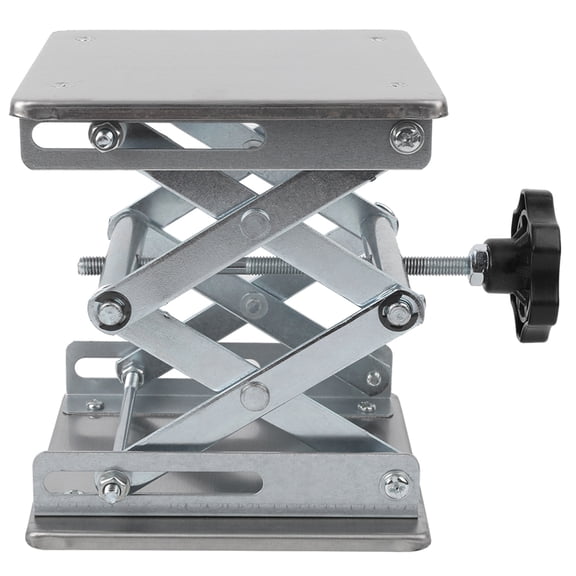 Adjustable Lab Jack Platform, High-Quality Stainless Steel Supports Expandable Lift Height Range, Ideal For Physical, Chemical, Biological Experiments