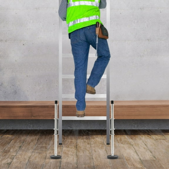 Adjustable Ladder Leveler with Anti-Slip Rubber Feet Extension Ladder Leveling Tool