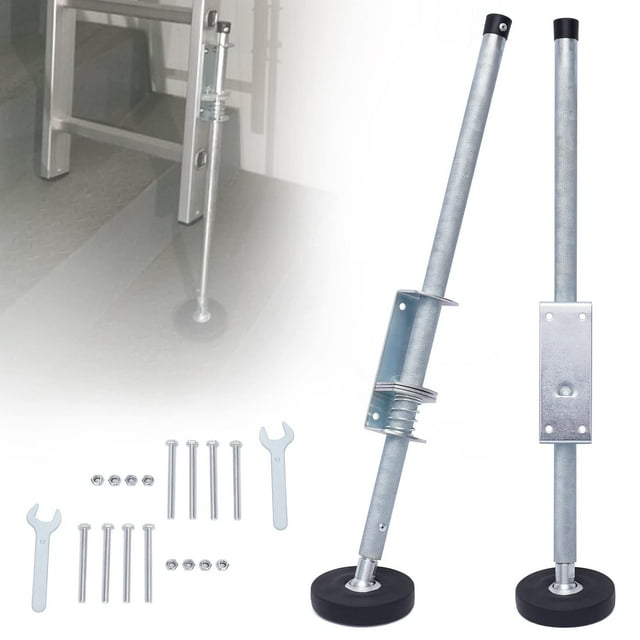 Adjustable Ladder Stabilizer Leveler, 2 Pcs Ladder Levelers for