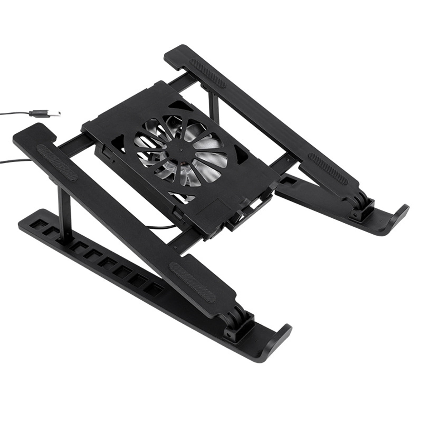 Computer Stand Fan Adjustable Laptop Cooling Stand Foldable Portable Design With Multiple ...
