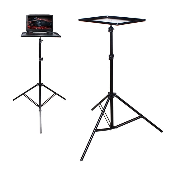 Adjustable Laptop Projector Tripod Stand 27-74 with Tray, Max 11lbs